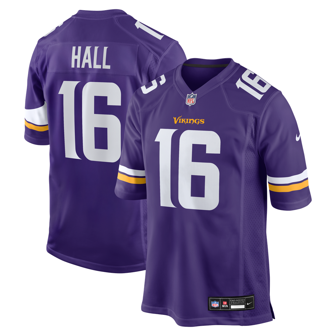 Jaren Hall Minnesota Vikings Nike Game Jersey - Purple Official NFL Team Apparel Football Fan Gear