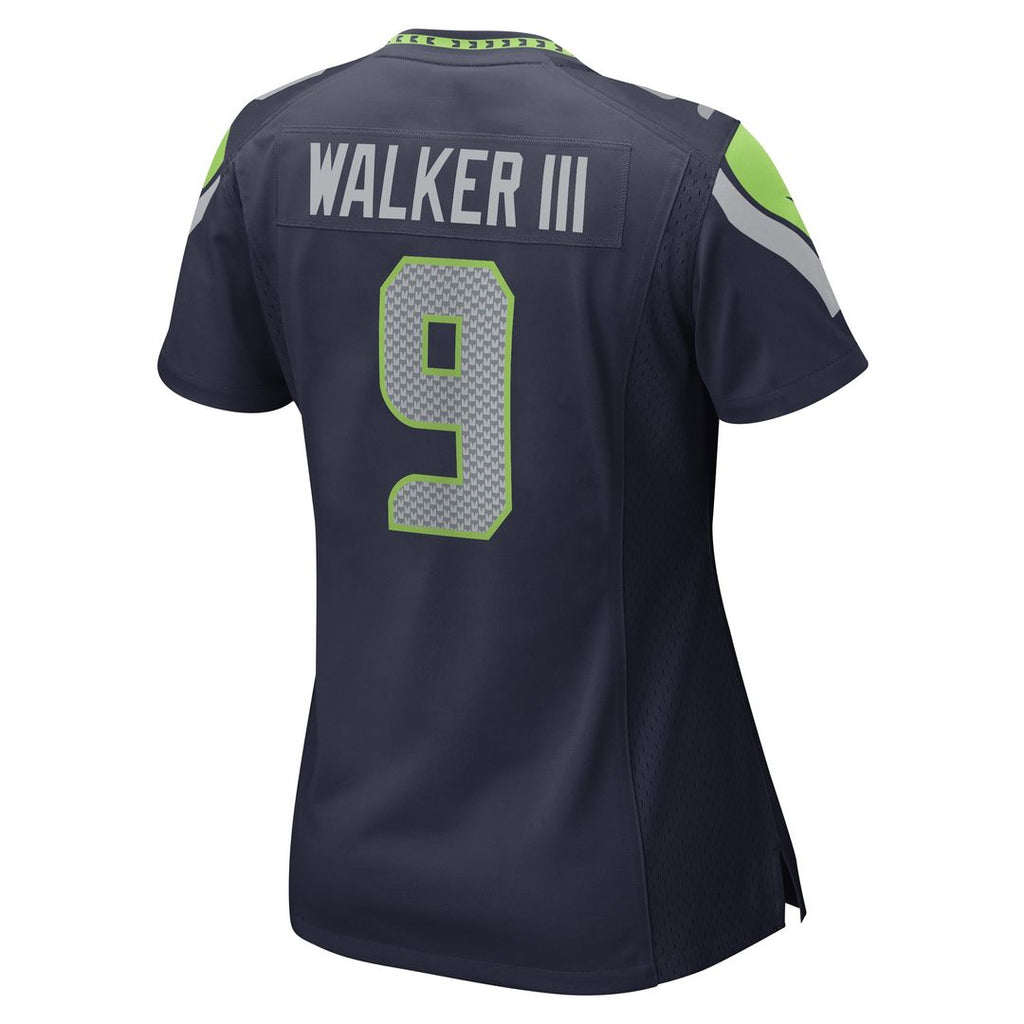 Kenneth Walker III Seattle Seahawks Nike Women's Player Jersey - Navy Official NFL Team Apparel Football Fan Gear