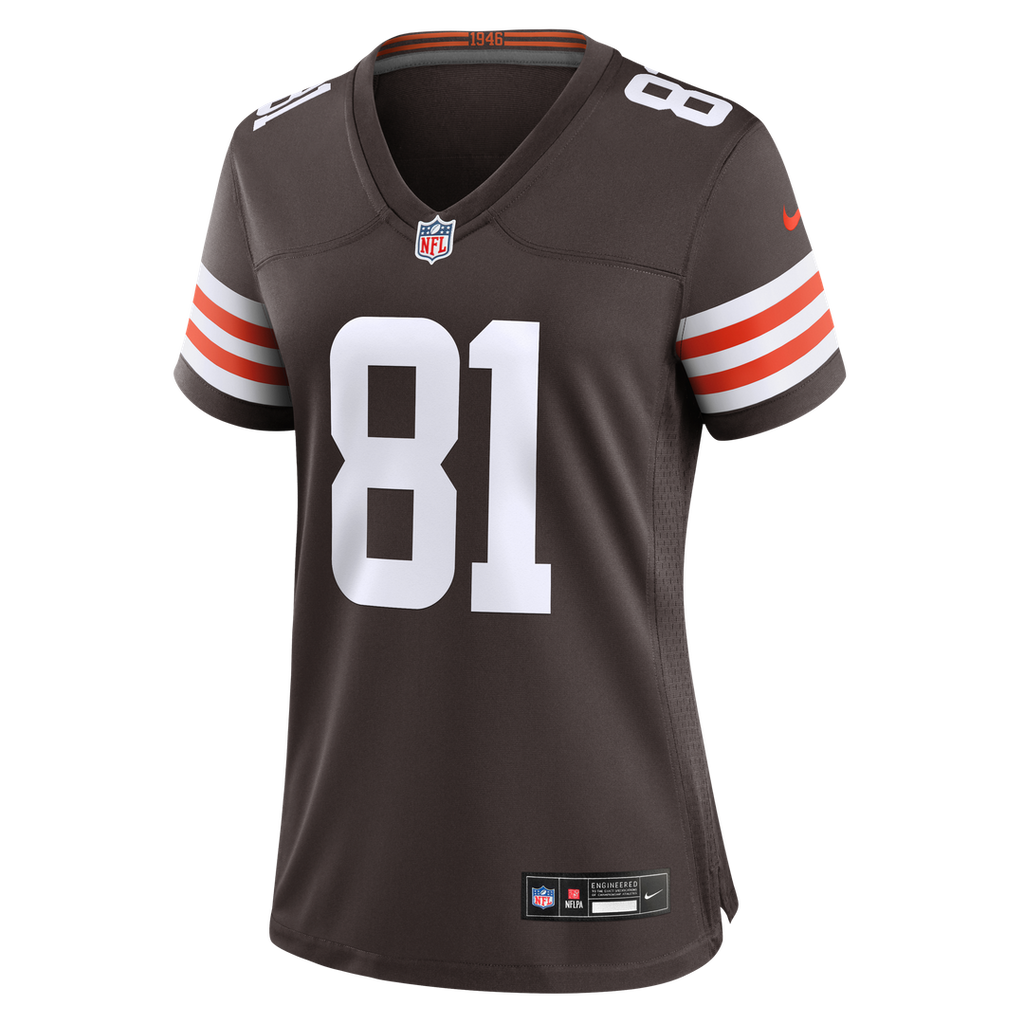 Luke Floriea Cleveland Browns Nike Women's Team Game Jersey - Brown Official NFL Team Apparel Football Fan Gear