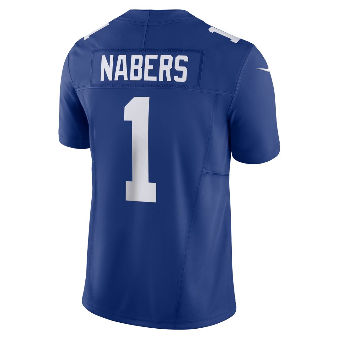 Malik Nabers New York Giants Nike Vapor F.U.S.E. Limited Jersey - Royal Official NFL Team Apparel Football Fan Gear