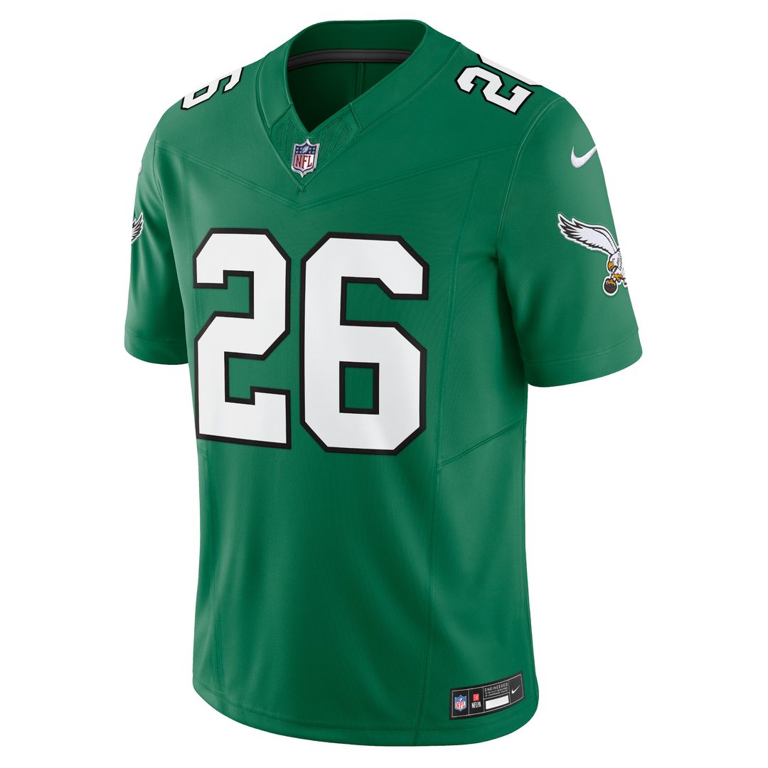 Saquon Barkley Philadelphia Eagles Nike Alternate Vapor F.U.S.E. Limited Jersey - Kelly Green Official NFL Team Apparel Football Fan Gear