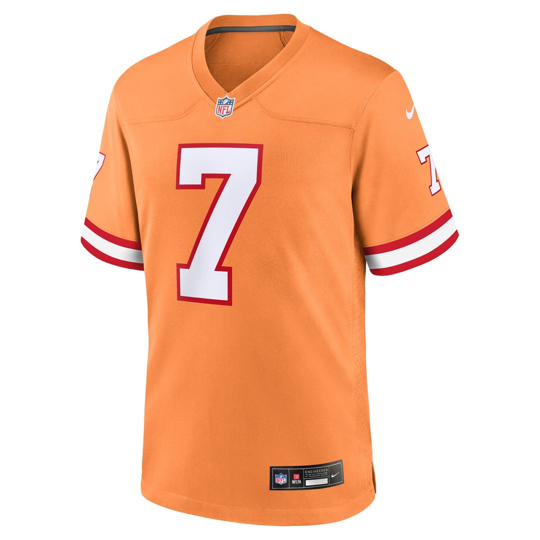 Bucky Irving Tampa Bay Buccaneers Nike Alternate Game Jersey - Orange Official NFL Team Apparel Football Fan Gear