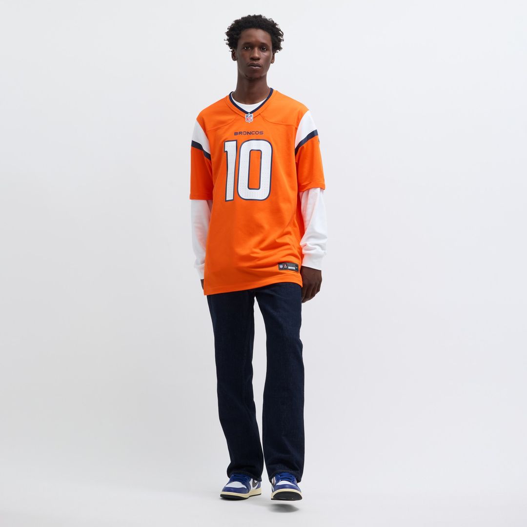 Bo Nix Denver Broncos Nike Alternate Game Jersey - Navy Official NFL Team Apparel Football Fan Gear