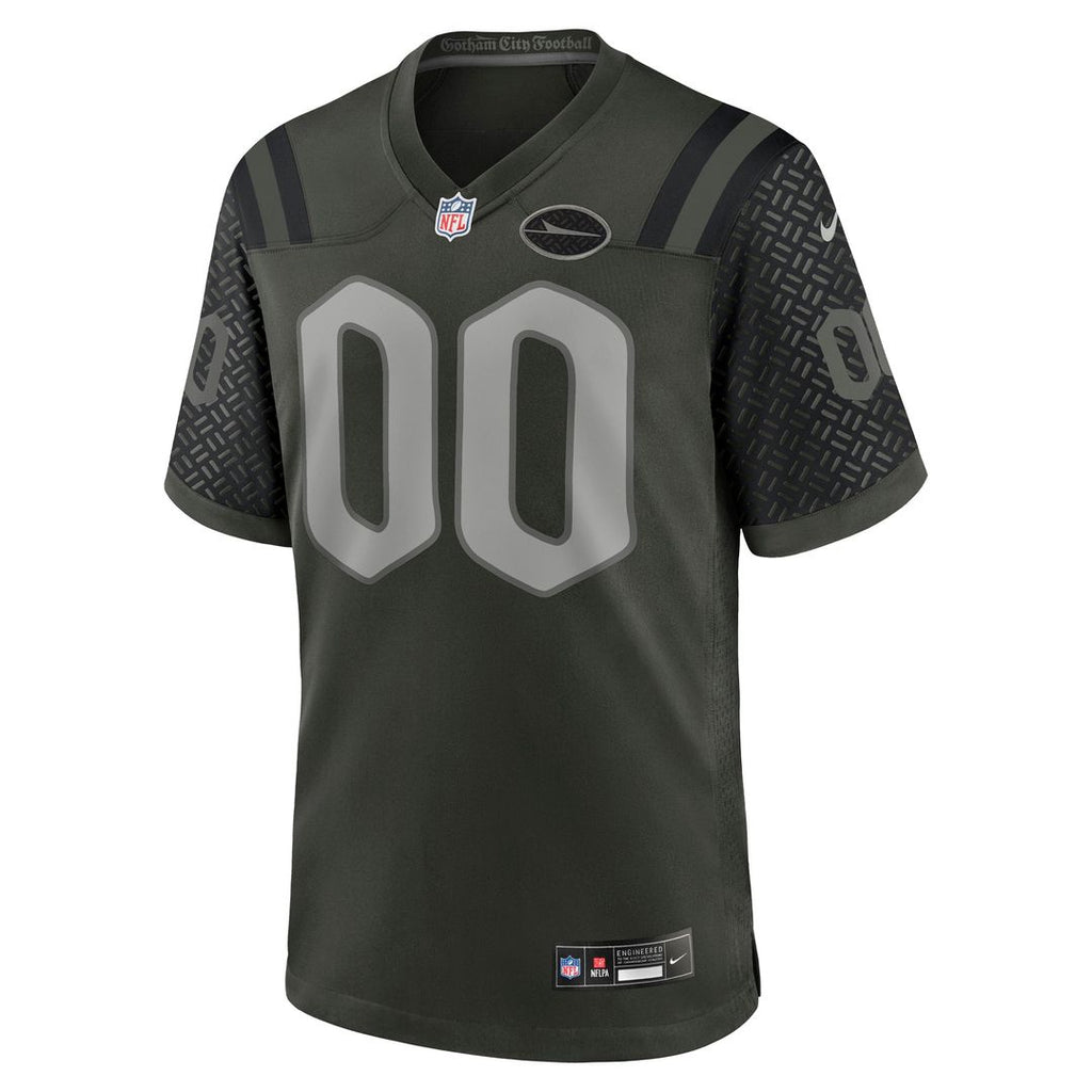 New York Jets Nike 2025 Rivalries Collection Custom Game Jersey - Gotham Green Official NFL Team Apparel Football Fan Gear