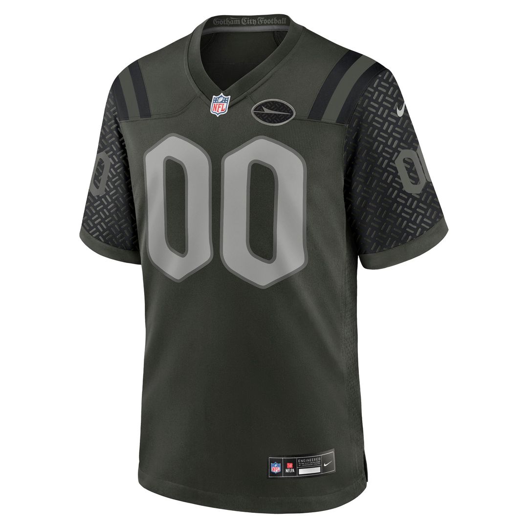 New York Jets Nike 2025 Rivalries Collection Custom Game Jersey - Gotham Green Official NFL Team Apparel Football Fan Gear