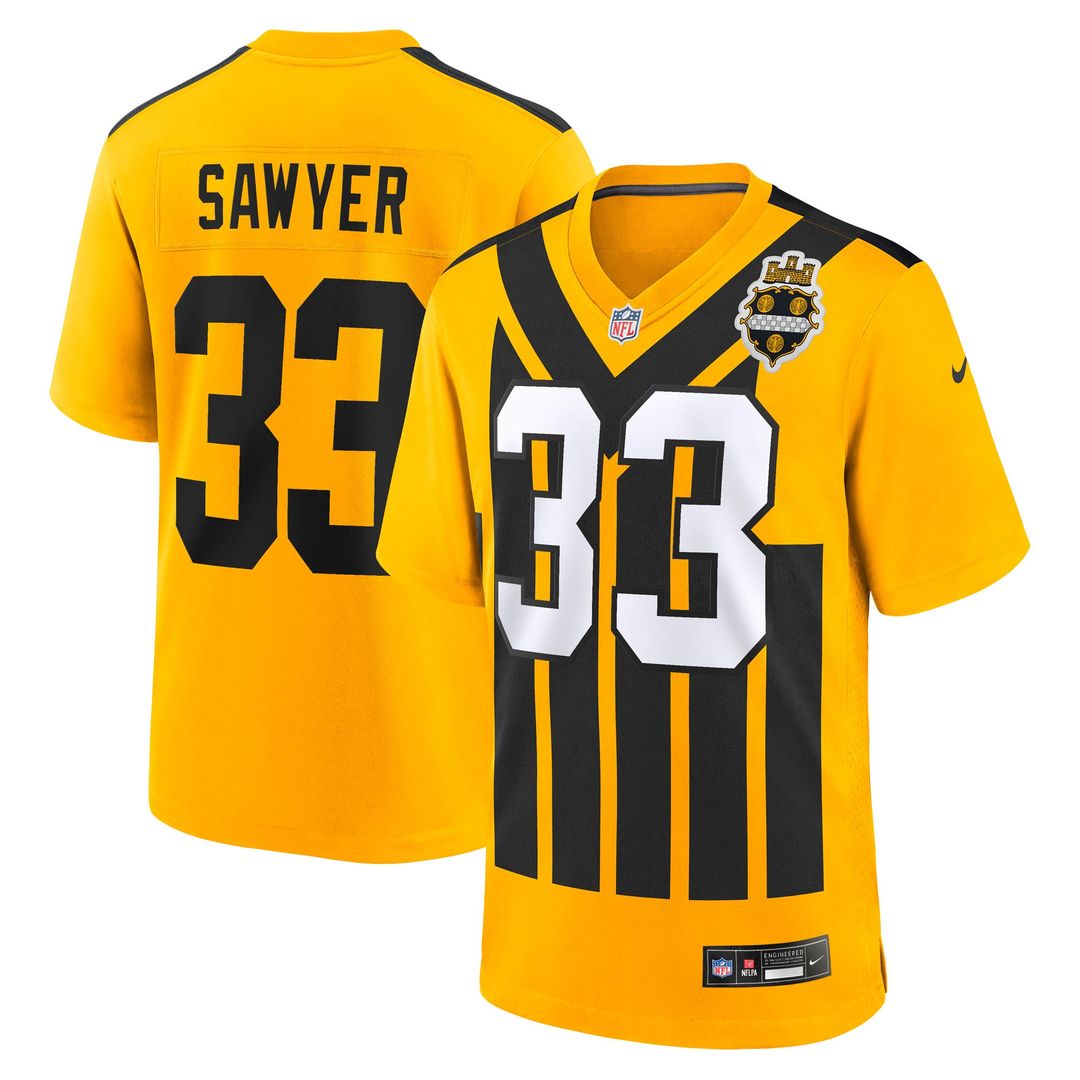 Jack Sawyer Pittsburgh Steelers Nike Alternate Game Jersey - Gold Official NFL Team Apparel Football Fan Gear