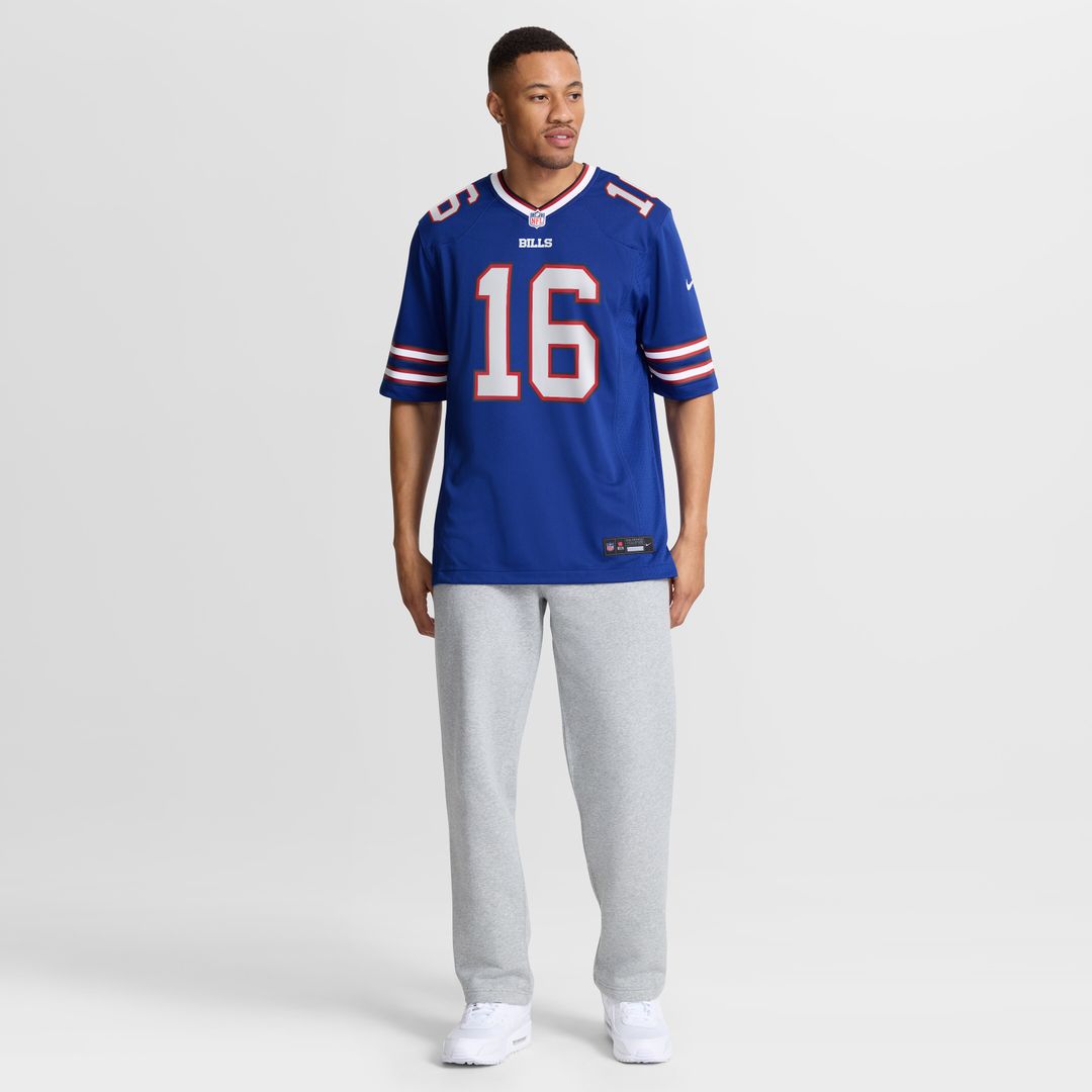 Tyler Bass Buffalo Bills Nike Team Game Jersey - Royal Official NFL Team Apparel Football Fan Gear