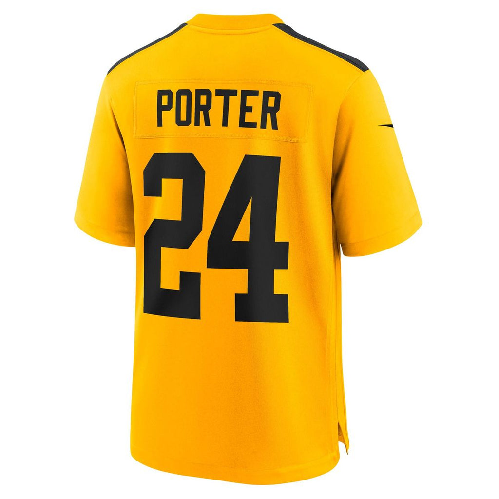 Joey Porter Jr. Pittsburgh Steelers Nike Youth Alternate 1933 Throwback Game Jersey - Gold Official NFL Team Apparel Football Fan Gear