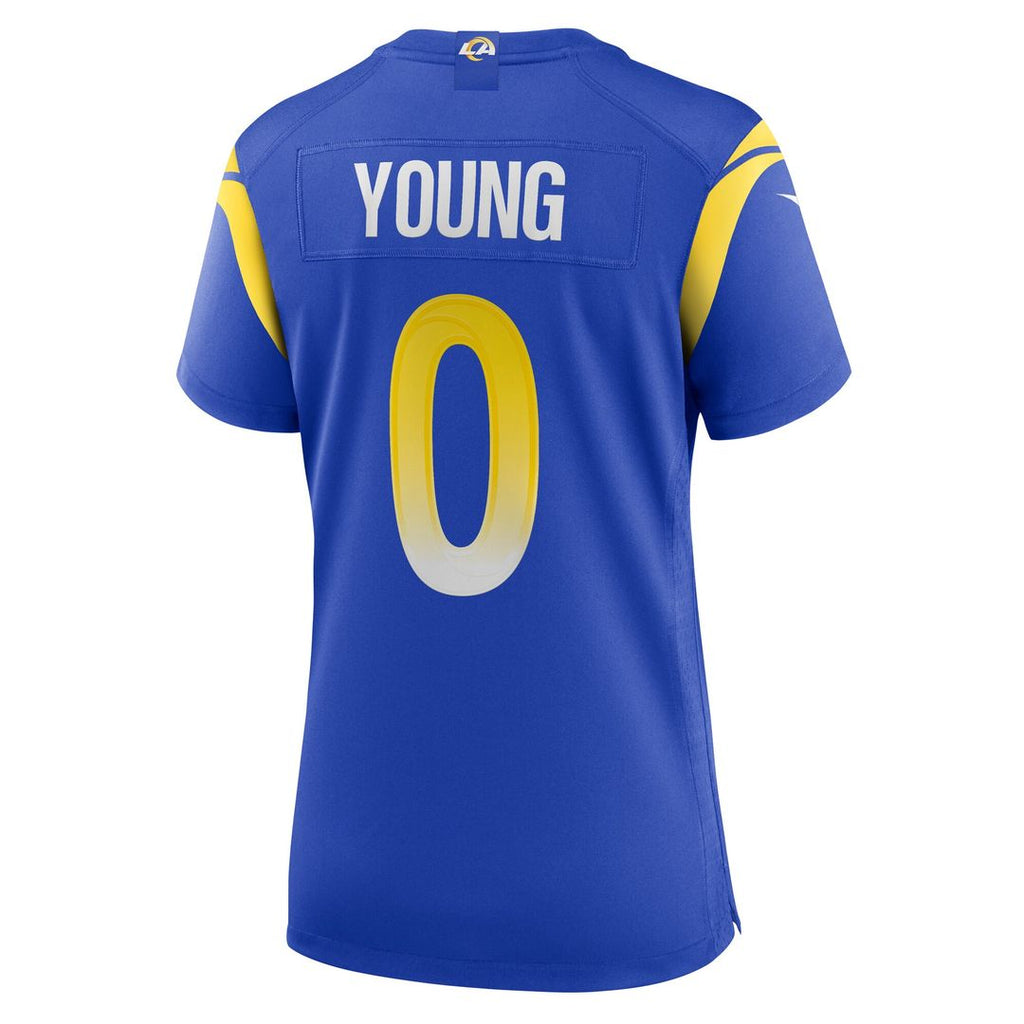 Byron Young Los Angeles Rams Nike Women's Home Game Jersey - Royal Official NFL Team Apparel Football Fan Gear