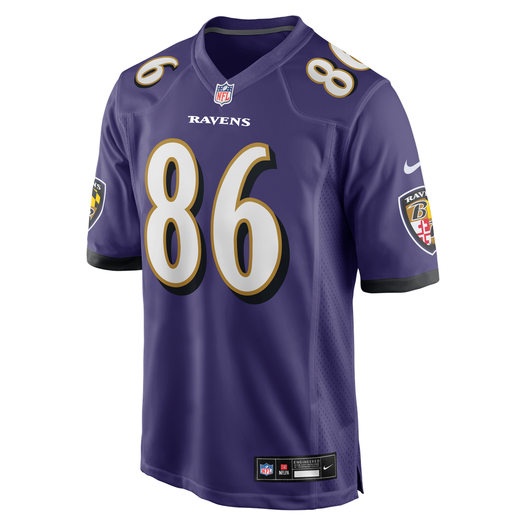 Cornelius Johnson Baltimore Ravens Nike Team Game Jersey - Purple Official NFL Team Apparel Football Fan Gear