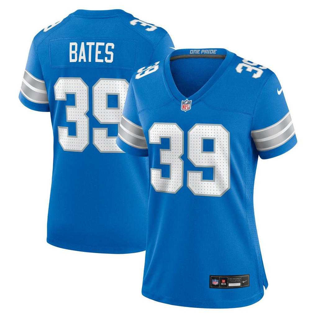 Jake Bates Detroit Lions Nike Women's Team Game Jersey - Blue Official NFL Team Apparel Football Fan Gear