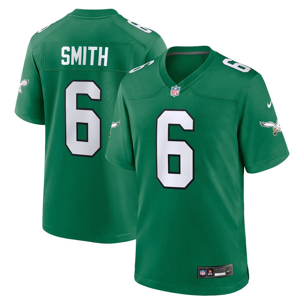 DeVonta Smith Philadelphia Eagles Nike Youth Game Jersey - Kelly Green Official NFL Team Apparel Football Fan Gear