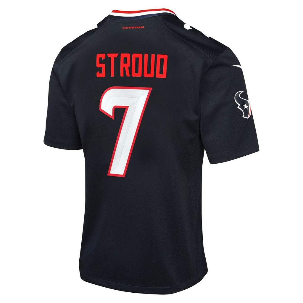 C.J. Stroud Houston Texans Nike Youth Game Jersey - Navy Official NFL Team Apparel Football Fan Gear
