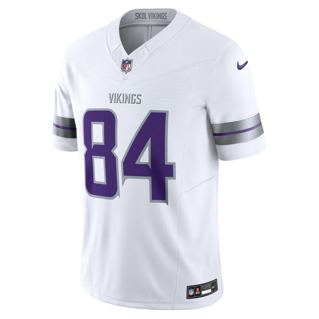 Randy Moss Minnesota Vikings Nike Alternate Vapor F.U.S.E. Retired Player Limited Jersey - White Official NFL Team Apparel Football Fan Gear