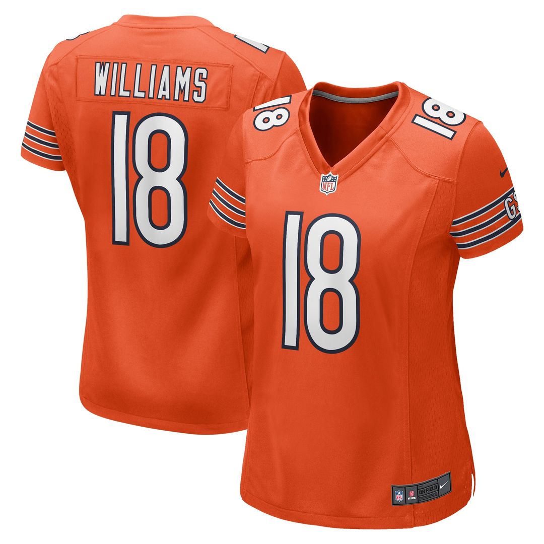 Caleb Williams Chicago Bears Nike Women's Alternate Game Jersey - Orange Official NFL Team Apparel Football Fan Gear