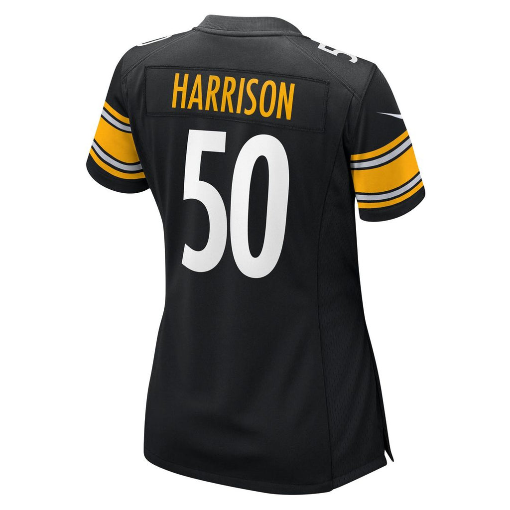 Malik Harrison Pittsburgh Steelers Nike Women's Team Game Jersey - Black Official NFL Team Apparel Football Fan Gear