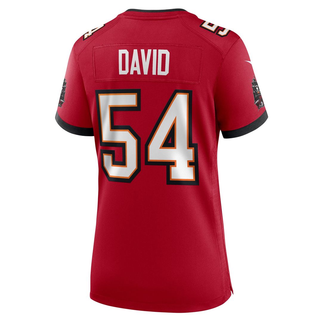 Lavonte David Tampa Bay Buccaneers Nike Women's Team Game Jersey - Red Official NFL Team Apparel Football Fan Gear