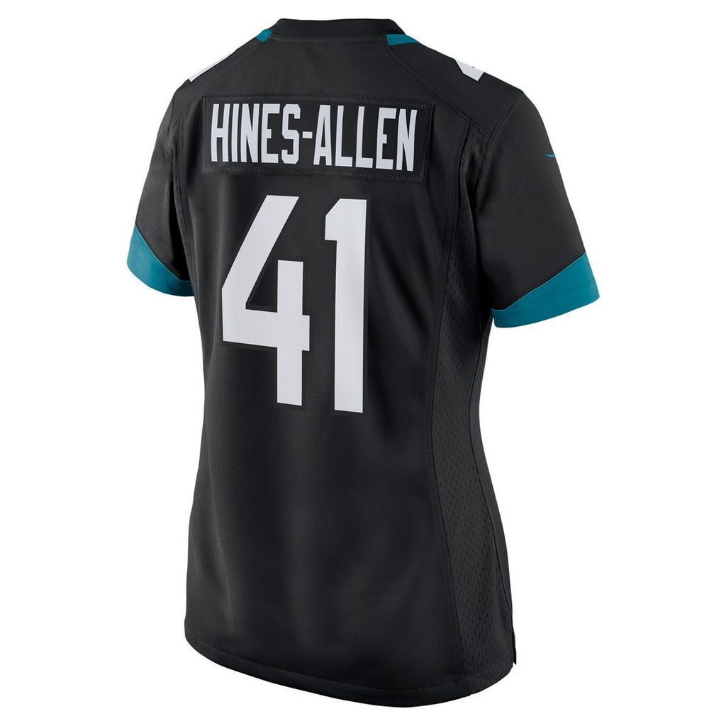 Josh Hines-Allen Jacksonville Jaguars Nike Women's Alternate Player Game Jersey - Black Official NFL Team Apparel Football Fan Gear