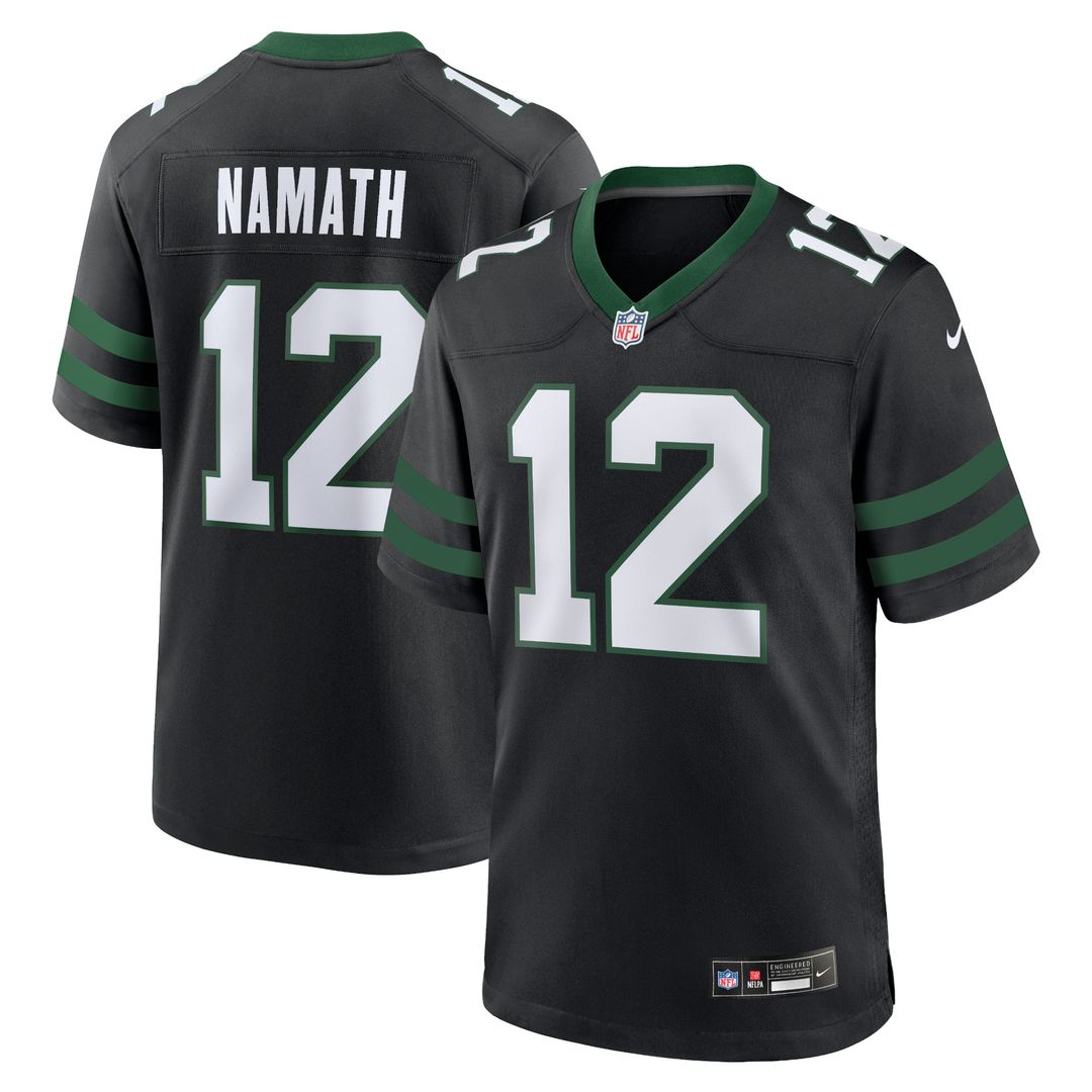 Joe Namath New York Jets Nike Classic Alternate Retired Player Game Jersey - White Official NFL Team Apparel Football Fan Gear