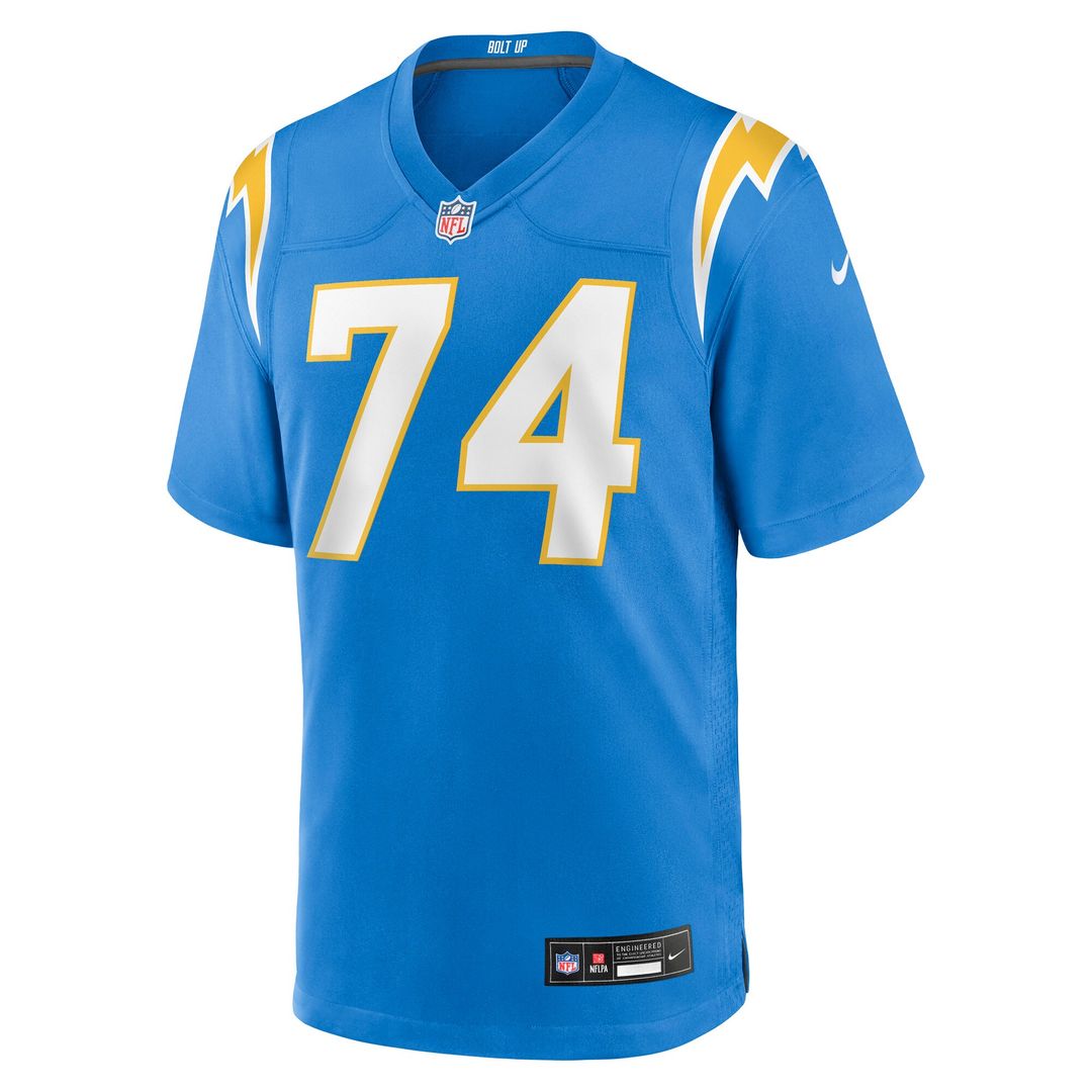 Kayode Awosika Los Angeles Chargers Nike Team Game Jersey - Powder Blue Official NFL Team Apparel Football Fan Gear