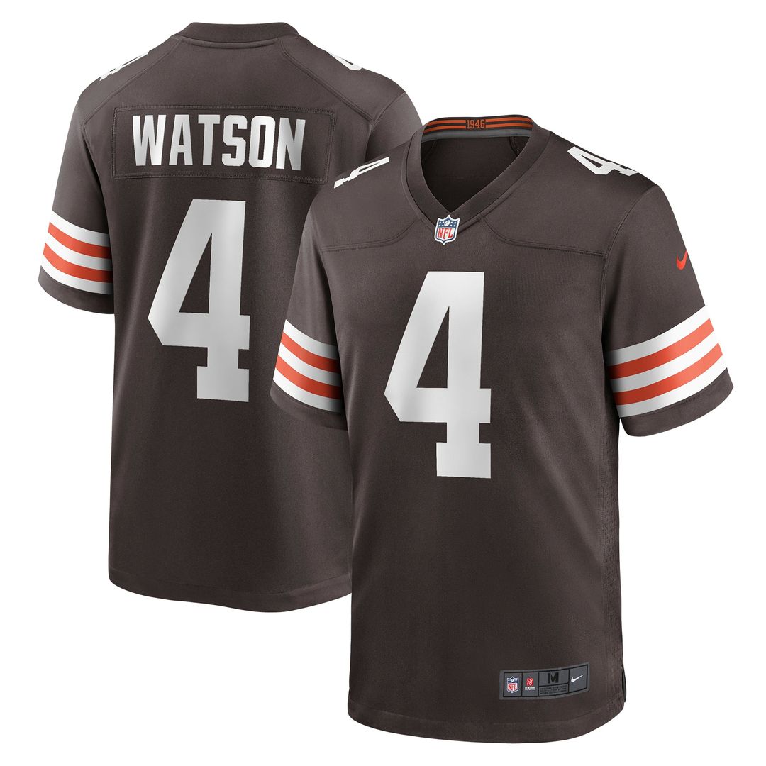 Deshaun Watson Cleveland Browns Nike Game Jersey - Brown Official NFL Team Apparel Football Fan Gear