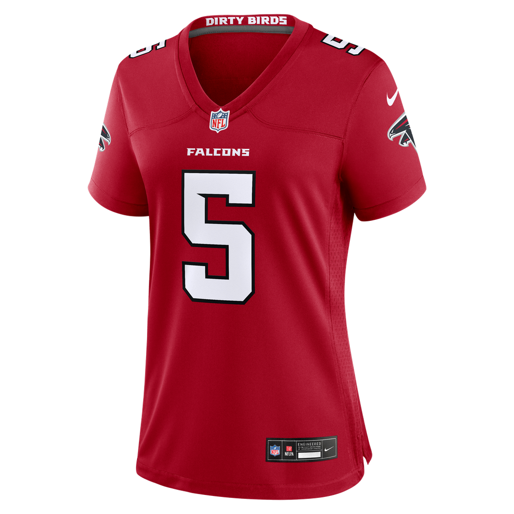 Drake London Atlanta Falcons Nike Women's Game Jersey - Red Official NFL Team Apparel Football Fan Gear