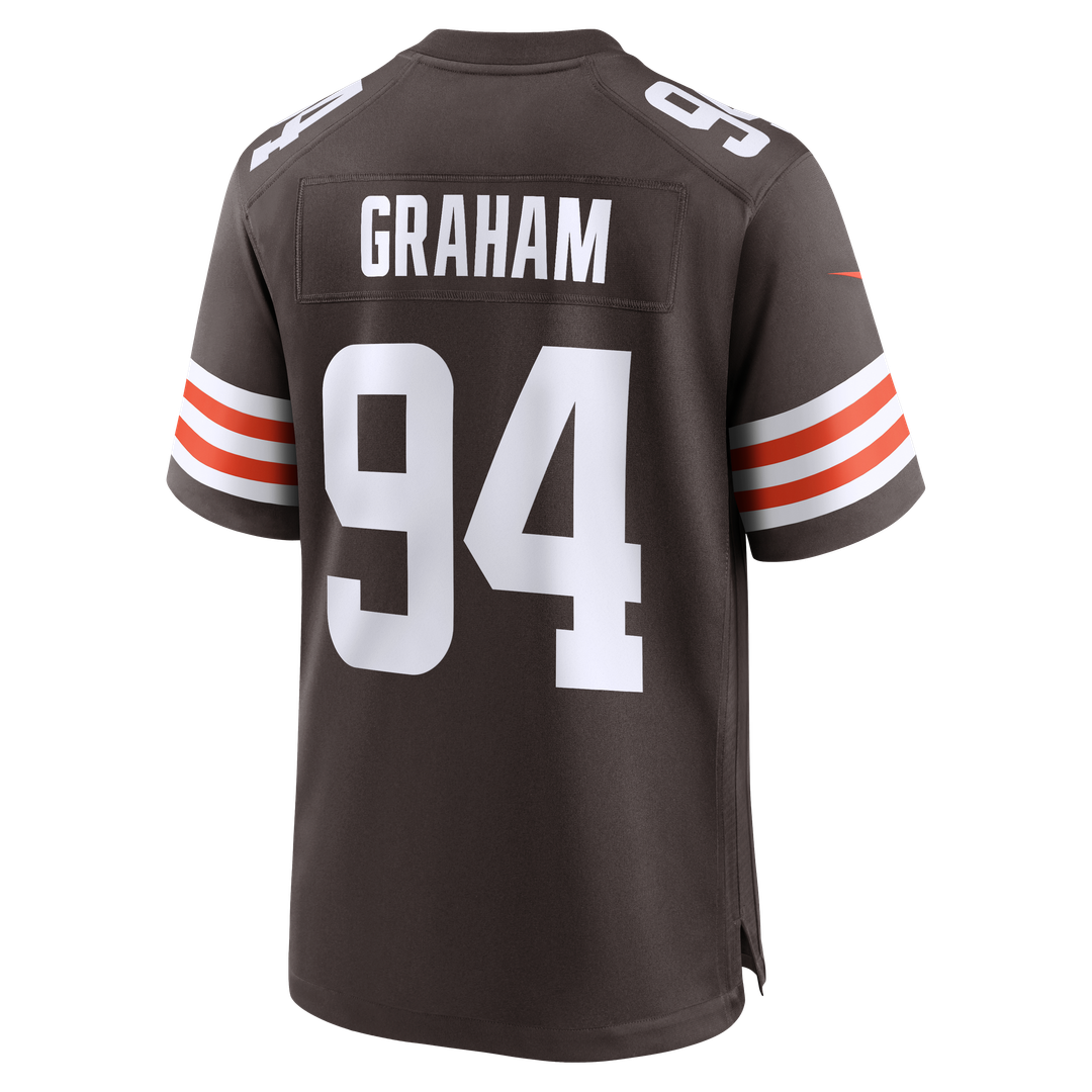Mason Graham Cleveland Browns Nike Game Jersey - Brown Official NFL Team Apparel Football Fan Gear