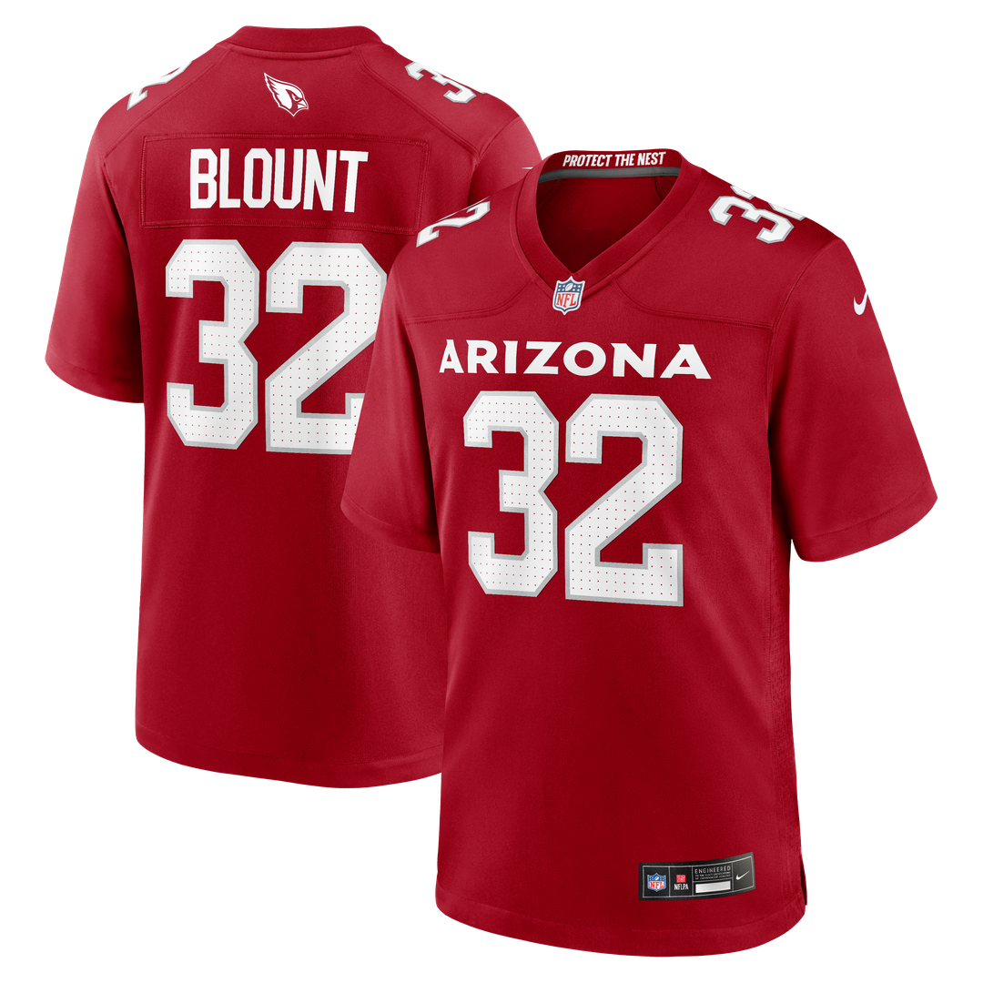 Joey Blount Arizona Cardinals Nike Game Jersey - Cardinal Official NFL Team Apparel Football Fan Gear