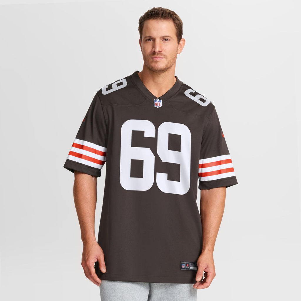 Tyre Phillips Cleveland Browns Nike Team Game Jersey - Brown Official NFL Team Apparel Football Fan Gear