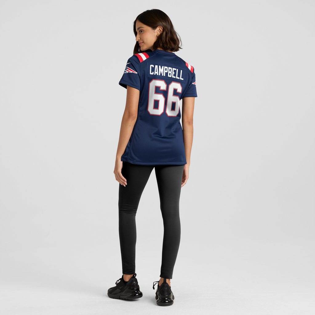 Will Campbell New England Patriots Nike Women's Team Game Jersey - Navy Official NFL Team Apparel Football Fan Gear