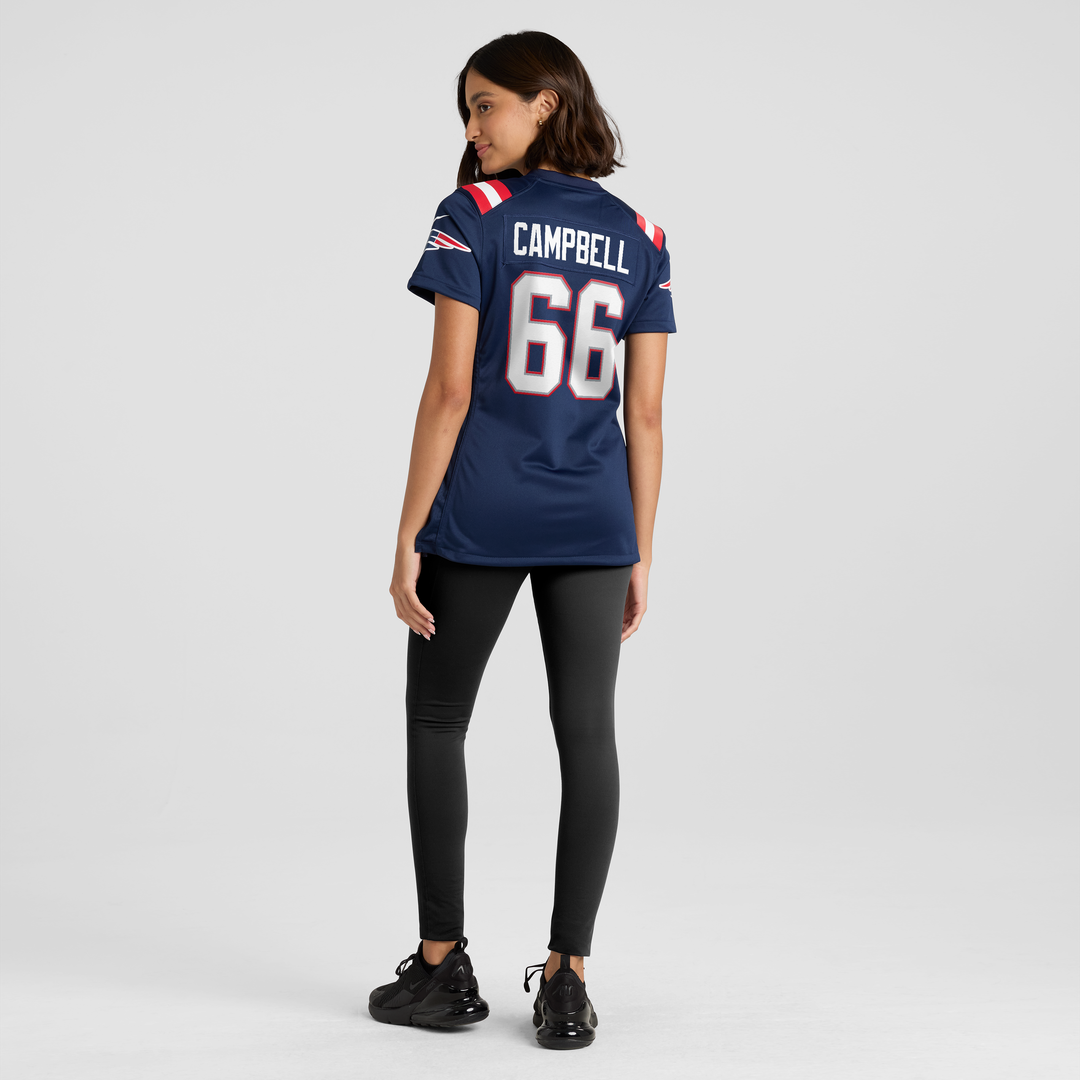 Will Campbell New England Patriots Nike Women's Team Game Jersey - Navy Official NFL Team Apparel Football Fan Gear