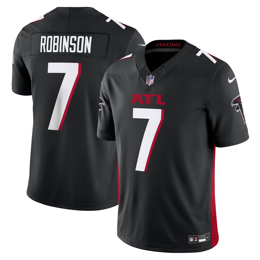 Bijan Robinson Atlanta Falcons Nike Vapor F.U.S.E. Limited Jersey - Black Official NFL Team Apparel Football Fan Gear