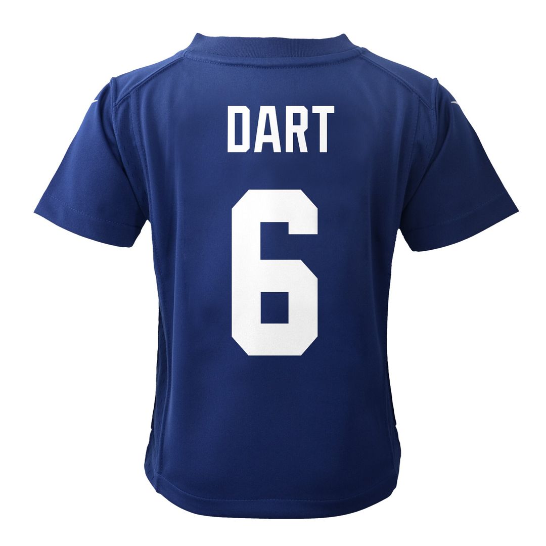 Jaxson Dart New York Giants Nike Infant Team Game Jersey - Royal Official NFL Team Apparel Football Fan Gear