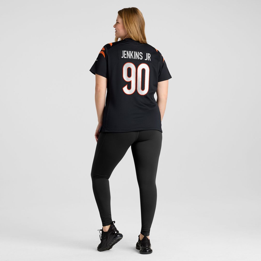 Kris Jenkins Jr. Cincinnati Bengals Nike Women's Game Jersey - Black Official NFL Team Apparel Football Fan Gear