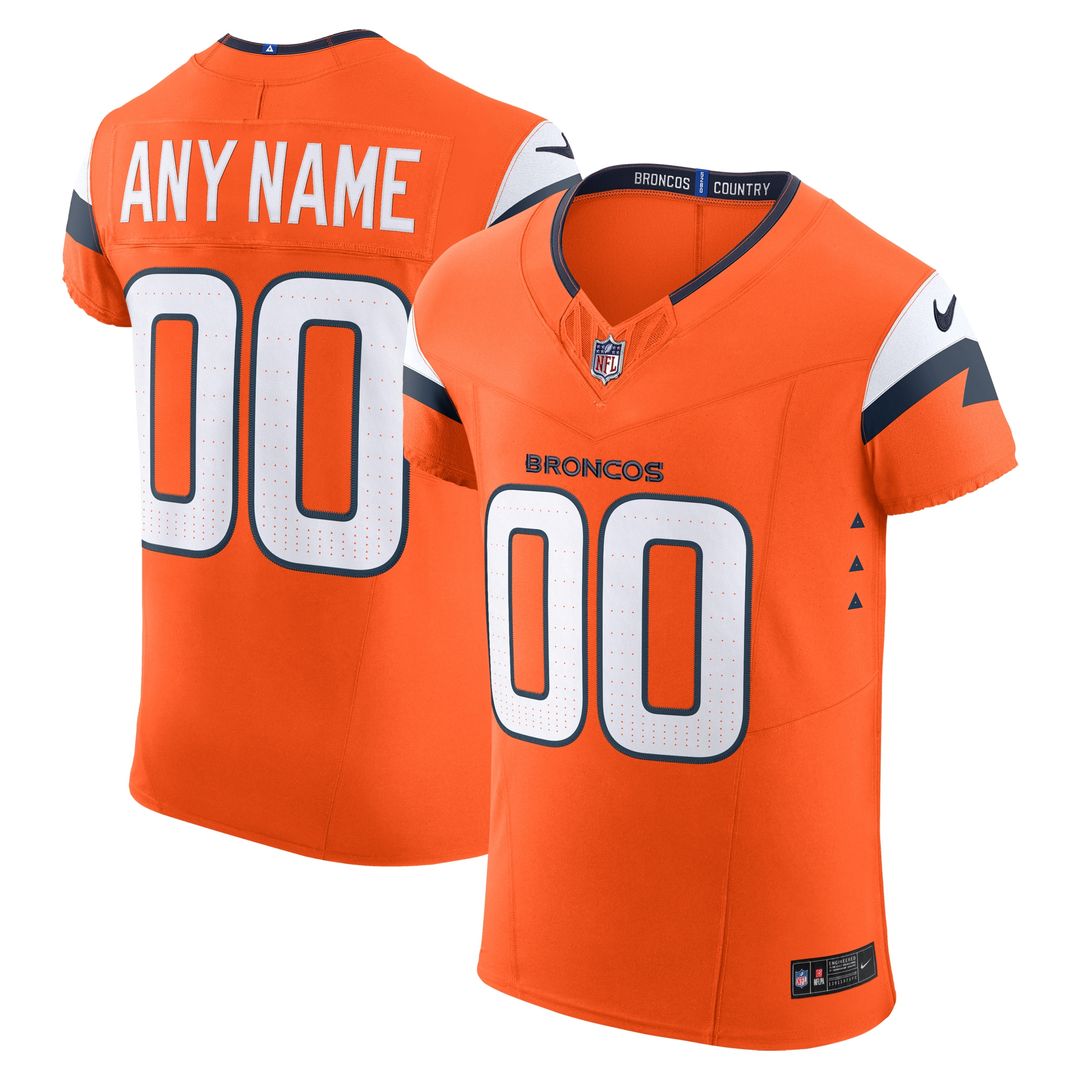 Denver Broncos Nike Alternate Vapor F.U.S.E. Elite Custom Jersey - Navy Official NFL Team Apparel Football Fan Gear
