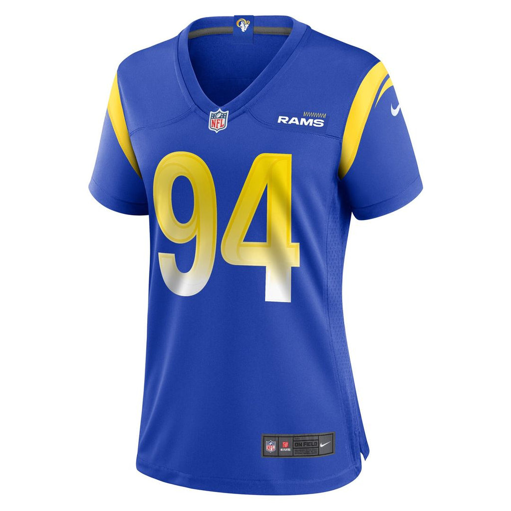 Desjuan Johnson Los Angeles Rams Nike Women's Home Game Jersey - Royal Official NFL Team Apparel Football Fan Gear