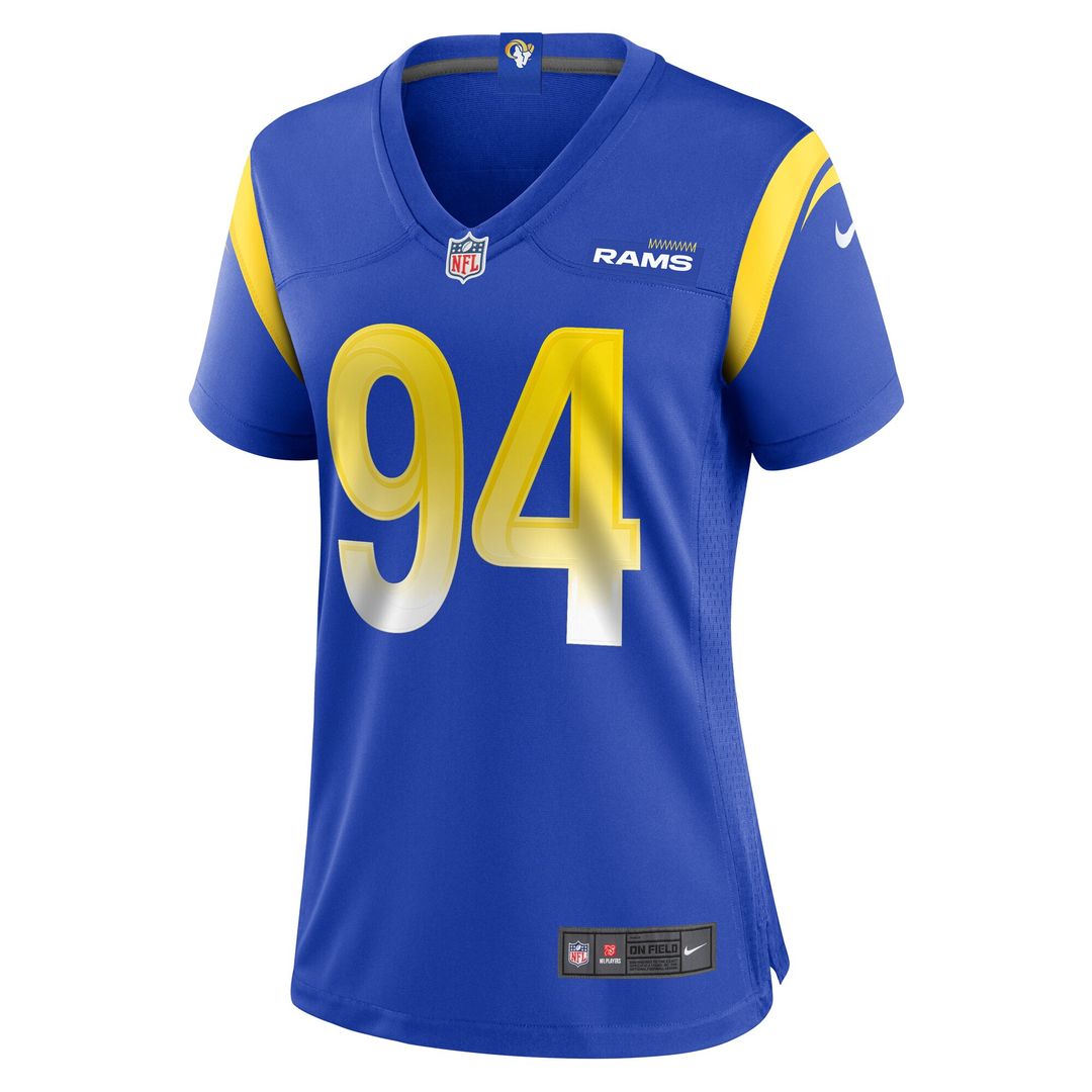 Desjuan Johnson Los Angeles Rams Nike Women's Home Game Jersey - Royal Official NFL Team Apparel Football Fan Gear