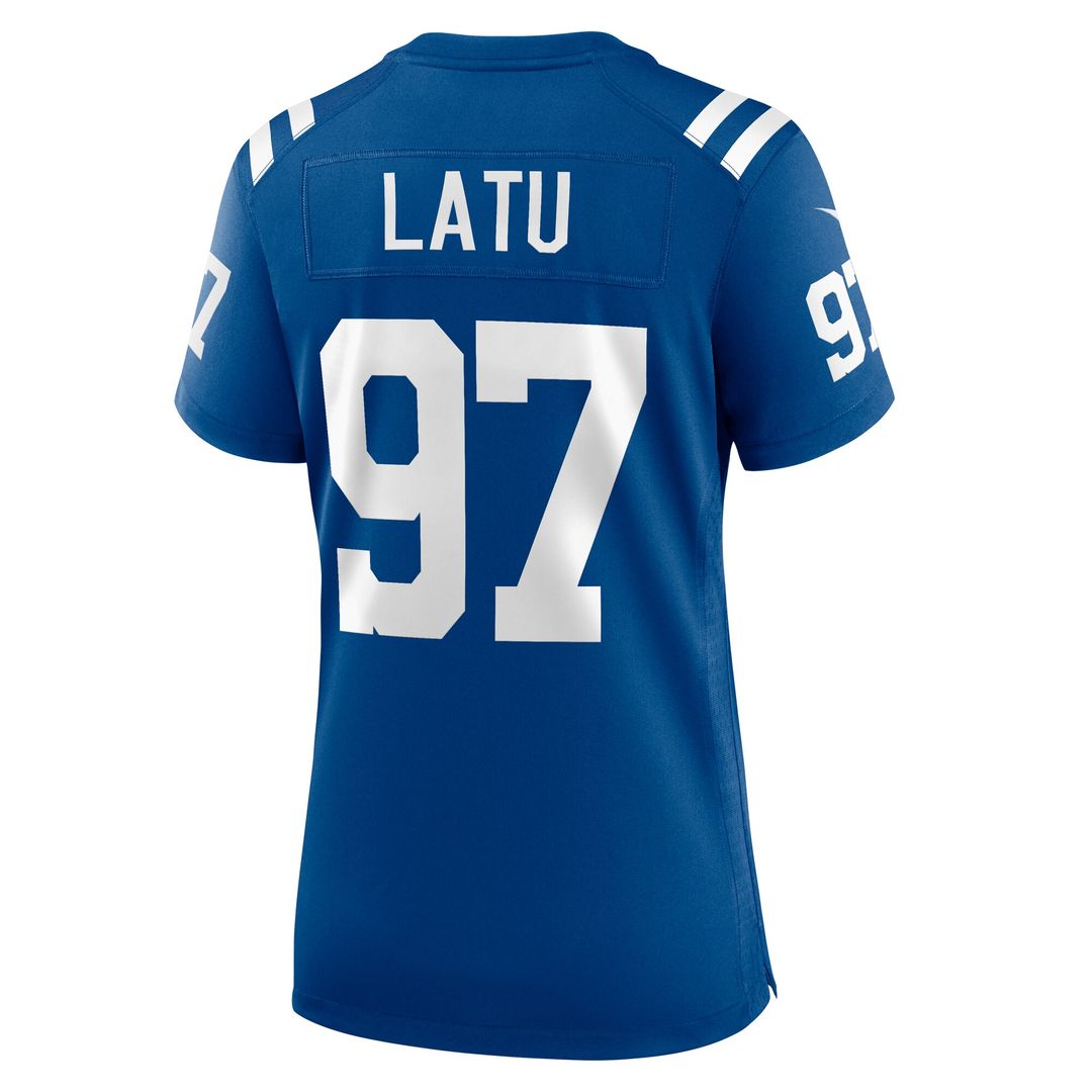 Laiatu Latu Indianapolis Colts Nike Women's Game Jersey - Royal Official NFL Team Apparel Football Fan Gear