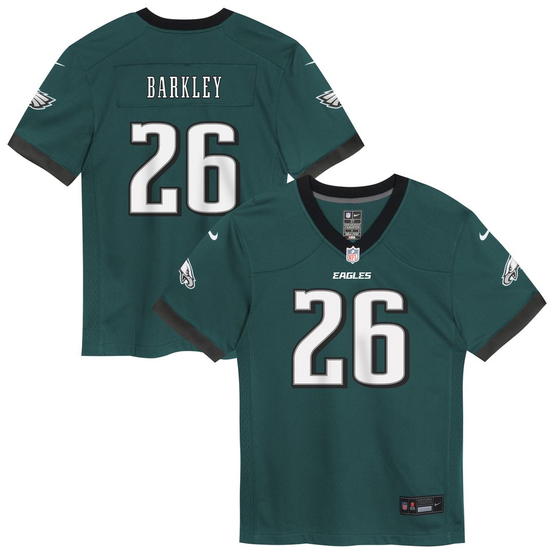 Saquon Barkley Philadelphia Eagles Nike Infant Alternate Player Game Jersey - Kelly Green Official NFL Team Apparel Football Fan Gear