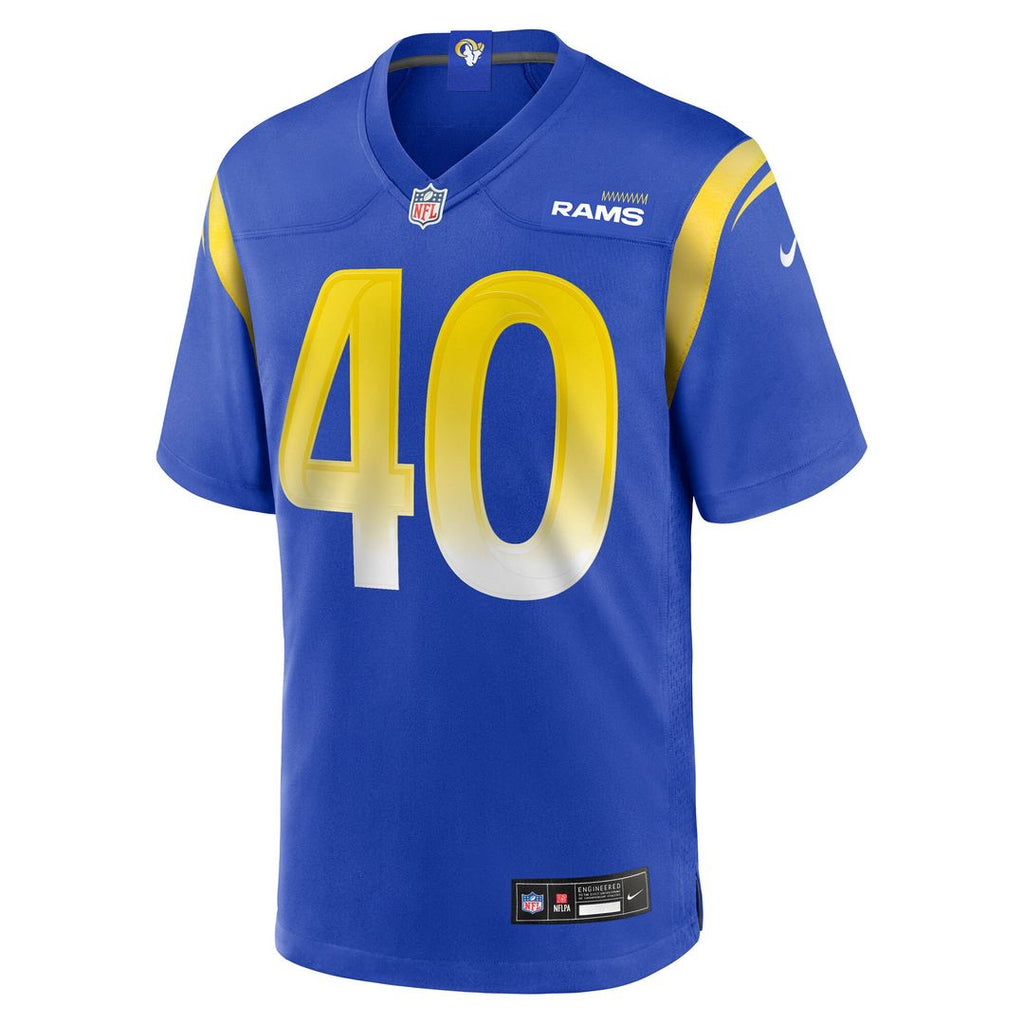 Jesse Luketa Los Angeles Rams Nike Team Game Jersey - Royal Official NFL Team Apparel Football Fan Gear