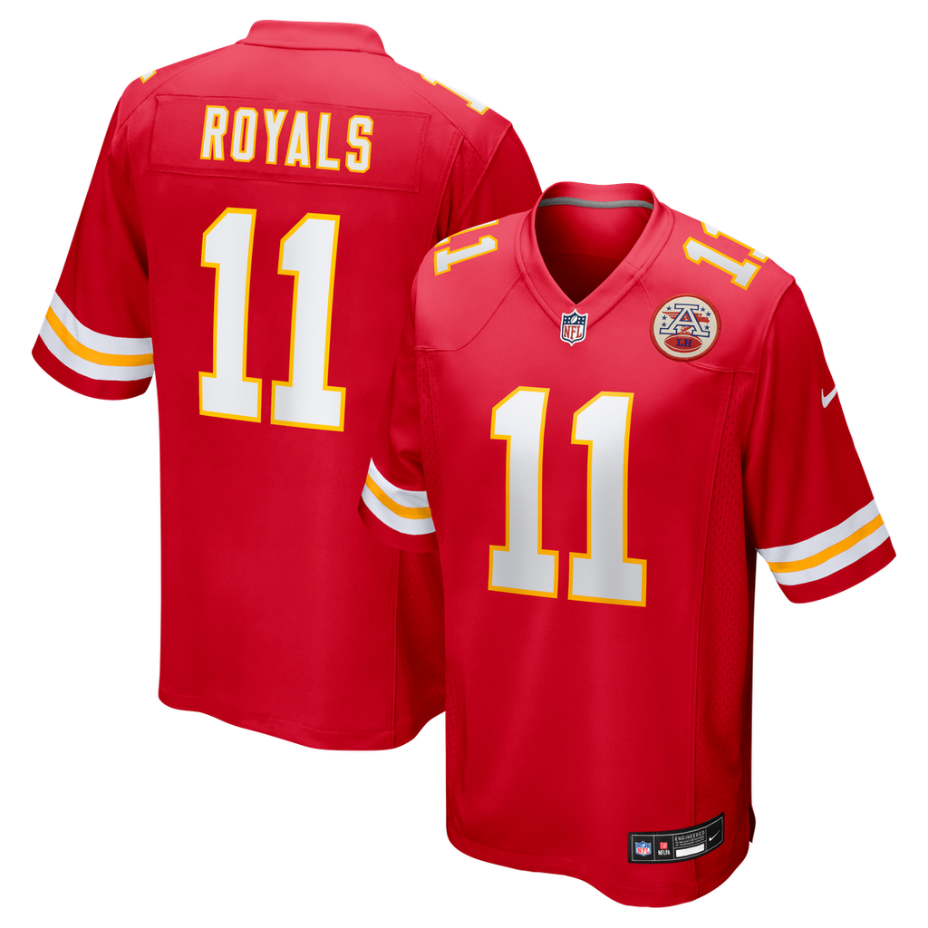 Jalen Royals Kansas City Chiefs Nike Team Game Jersey - Red Official NFL Team Apparel Football Fan Gear