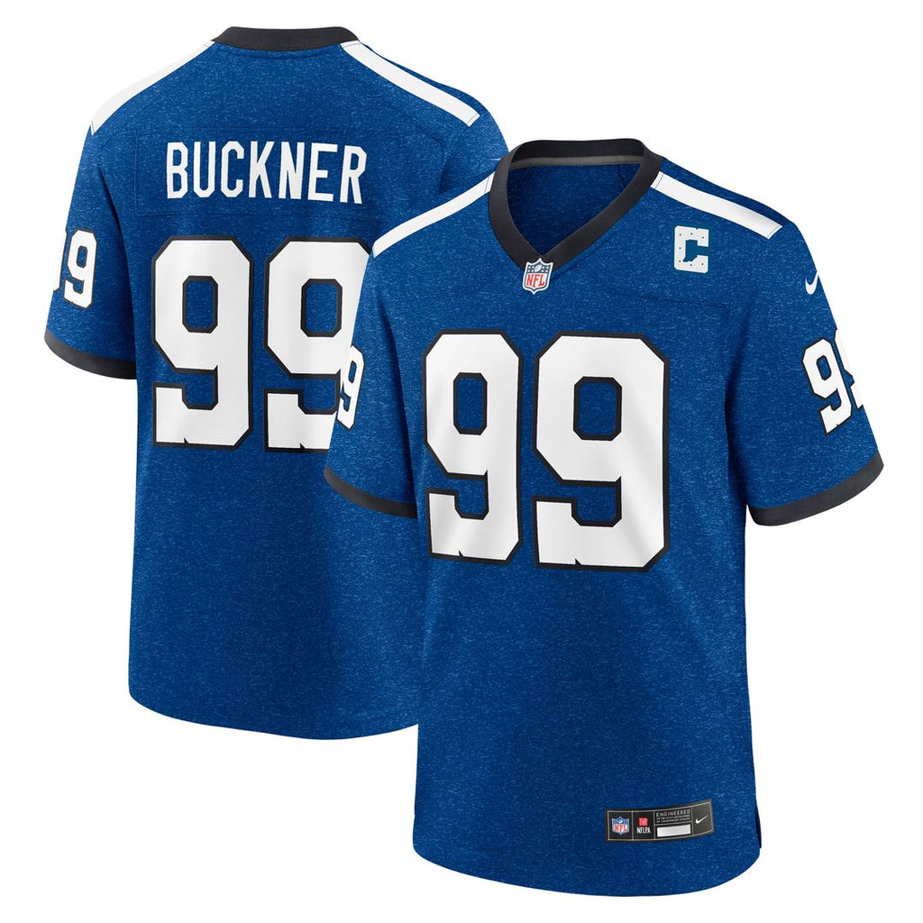 DeForest Buckner Indianapolis Colts Nike Alternate Game Jersey - Blue Official NFL Team Apparel Football Fan Gear