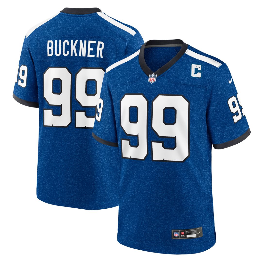 DeForest Buckner Indianapolis Colts Nike Alternate Game Jersey - Blue Official NFL Team Apparel Football Fan Gear