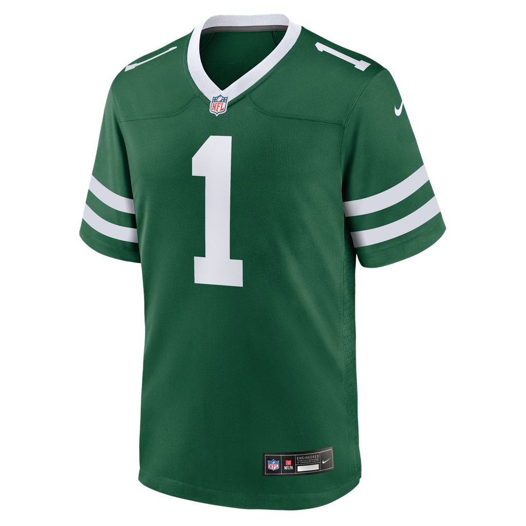 David Bailey New York Jets Nike Alternate Game Player Jersey - Legacy Black Official NFL Team Apparel Football Fan Gear