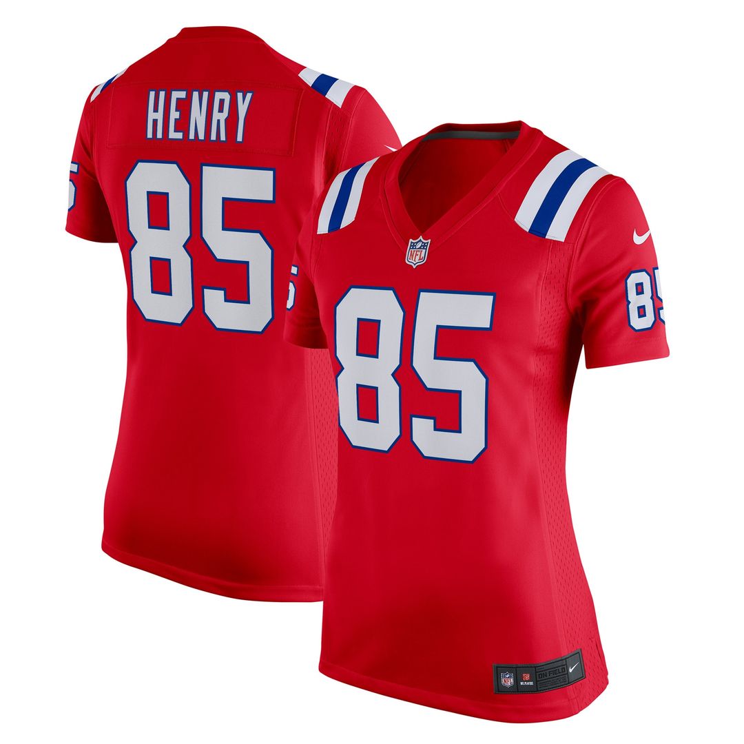 Hunter Henry New England Patriots Nike Women's Team Game Jersey - Red Official NFL Team Apparel Football Fan Gear