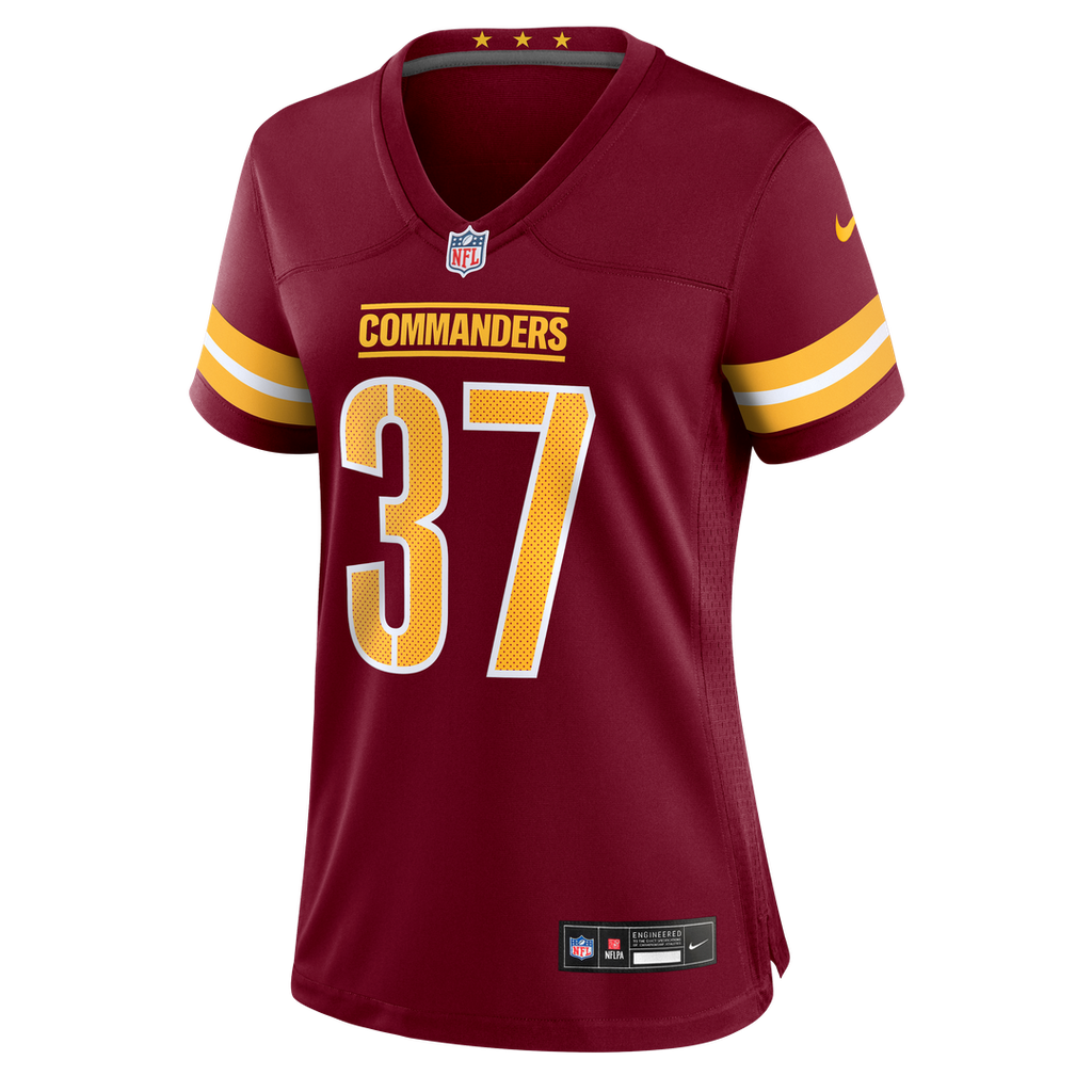 Car'lin Vigers Washington Commanders Nike Women's Team Game Jersey - Burgundy Official NFL Team Apparel Football Fan Gear