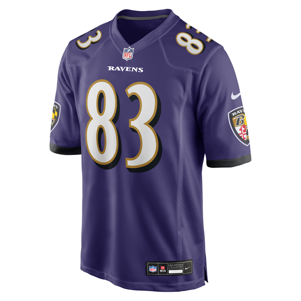 LaJohntay Wester Baltimore Ravens Nike Team Game Jersey - Purple Official NFL Team Apparel Football Fan Gear