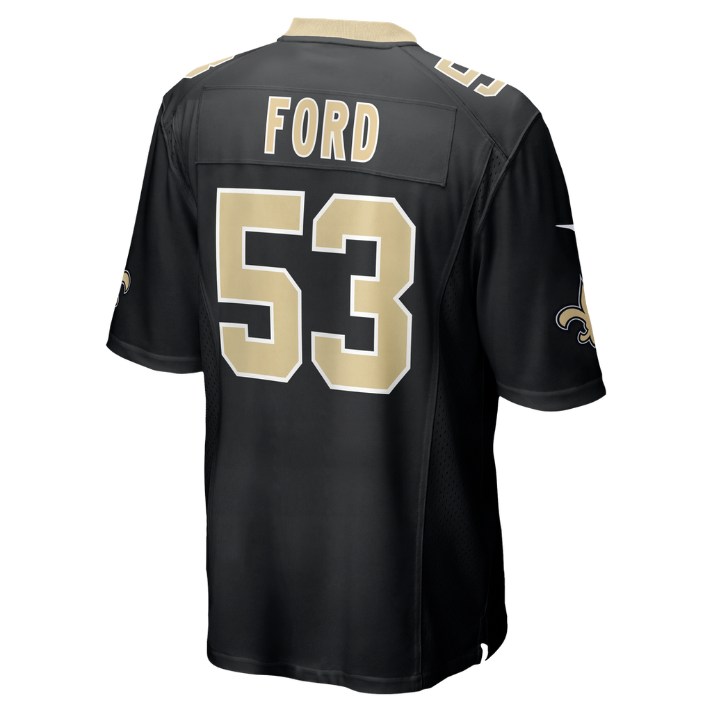 Jaylan Ford New Orleans Saints Nike Game Jersey - Black Official NFL Team Apparel Football Fan Gear