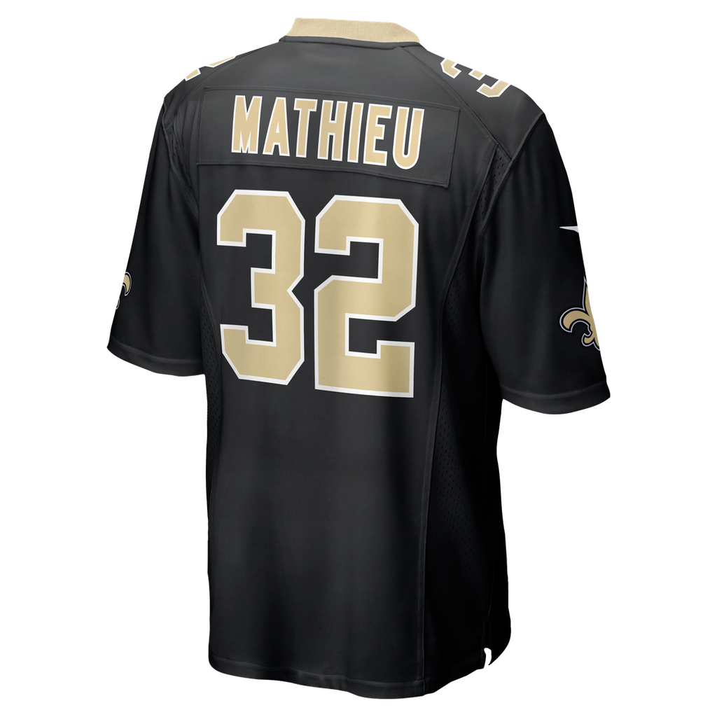 Tyrann Mathieu New Orleans Saints Nike Game Jersey - Black Official NFL Team Apparel Football Fan Gear