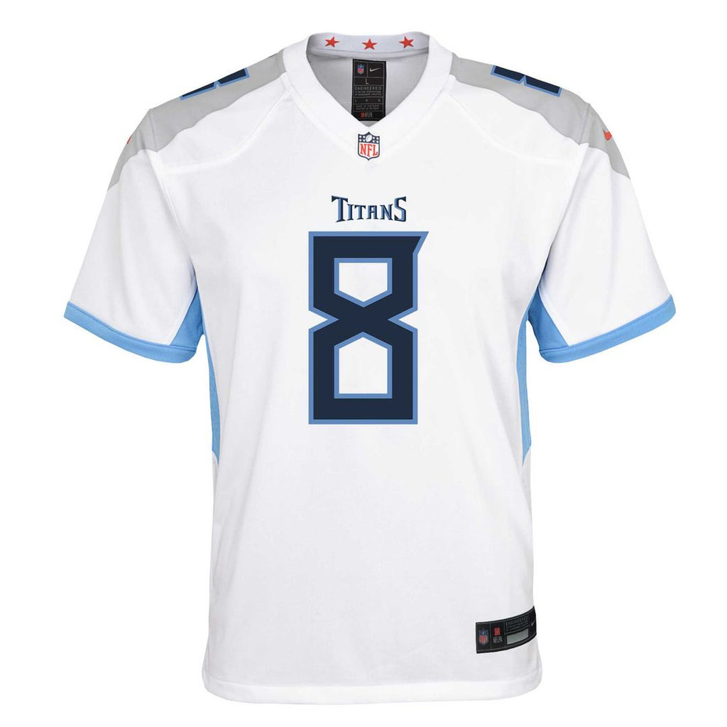 Will Levis Tennessee Titans Nike Youth Game Jersey - White Official NFL Team Apparel Football Fan Gear